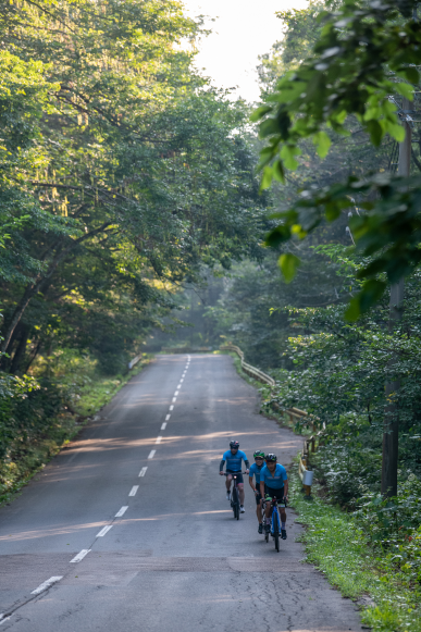 Cycling road in Nagano