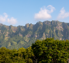 Nagano's mountain scenery
