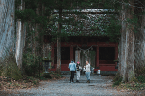 Togakushi shrine entrance in Nagano Japan